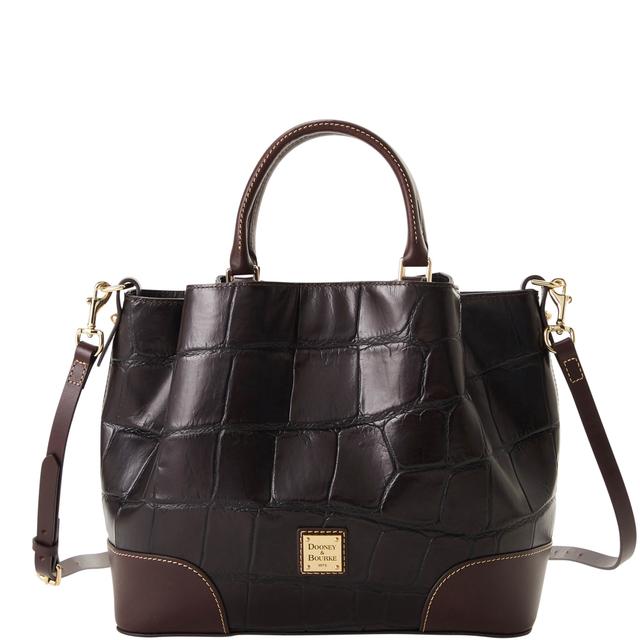 Dooney & Bourke Women's Denison Leather Brenna Bag in Espresso