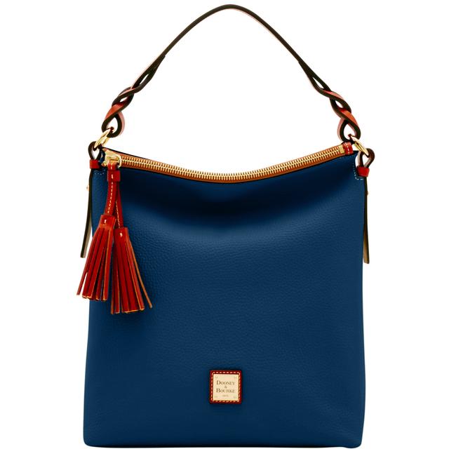 Dooney & Bourke Women's Pebble Grain Small Sloan Leather Shoulder Bag in Midnight Blue