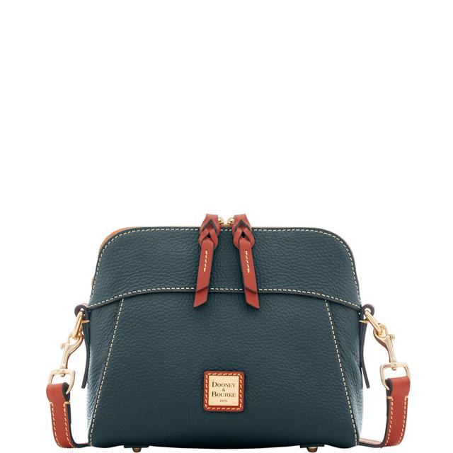 Dooney & Bourke Women's Pebble Grain Cameron Crossbody Leather Shoulder Bag in Forest
