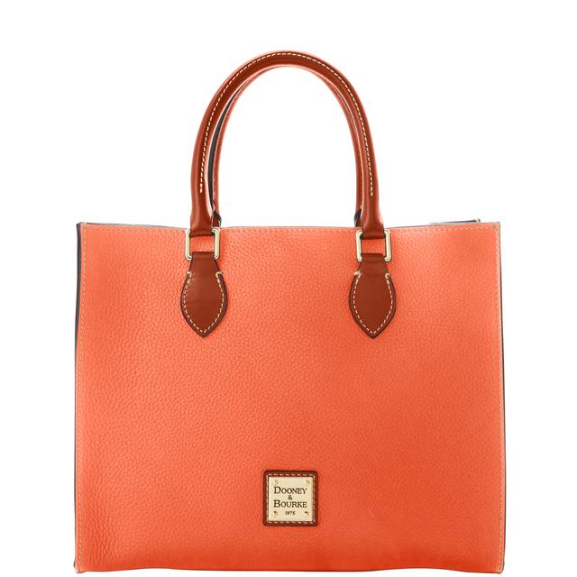 Dooney & Bourke Pebble Grain Janine Leather Bag in Coral
