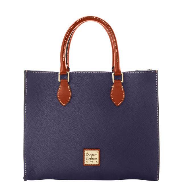 Dooney & Bourke Pebble Grain Janine Leather Bag in Midnight Blue