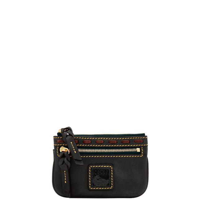 Dooney & Bourke Women's Florentine Small Coin Case in Black Black, Leather