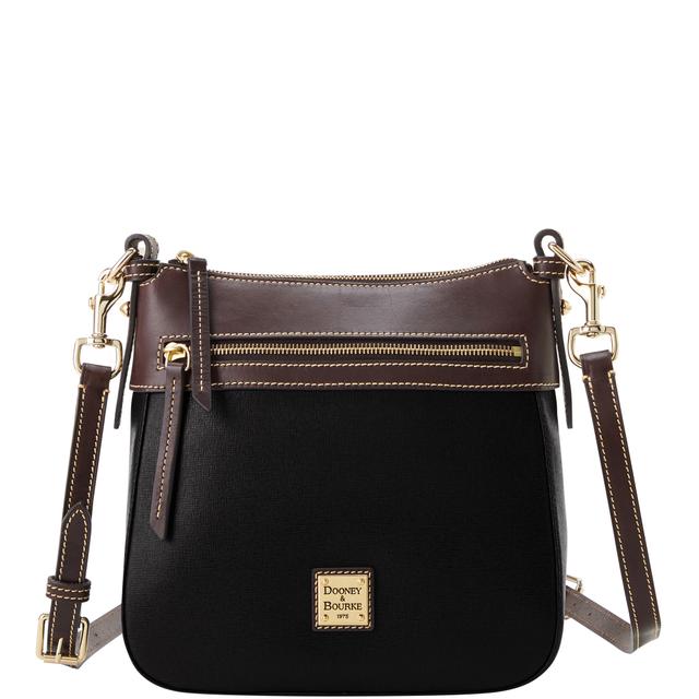 Black Saffiano Leather Crossbody Bag 25 by Dooney & Bourke