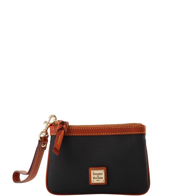Dooney & Bourke Women's Kirby Medium Coated Cotton Wristlet in Black