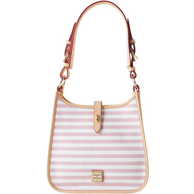 Dooney & Bourke Women's Skipper Coated Cotton Messenger Bag in Pale Pink