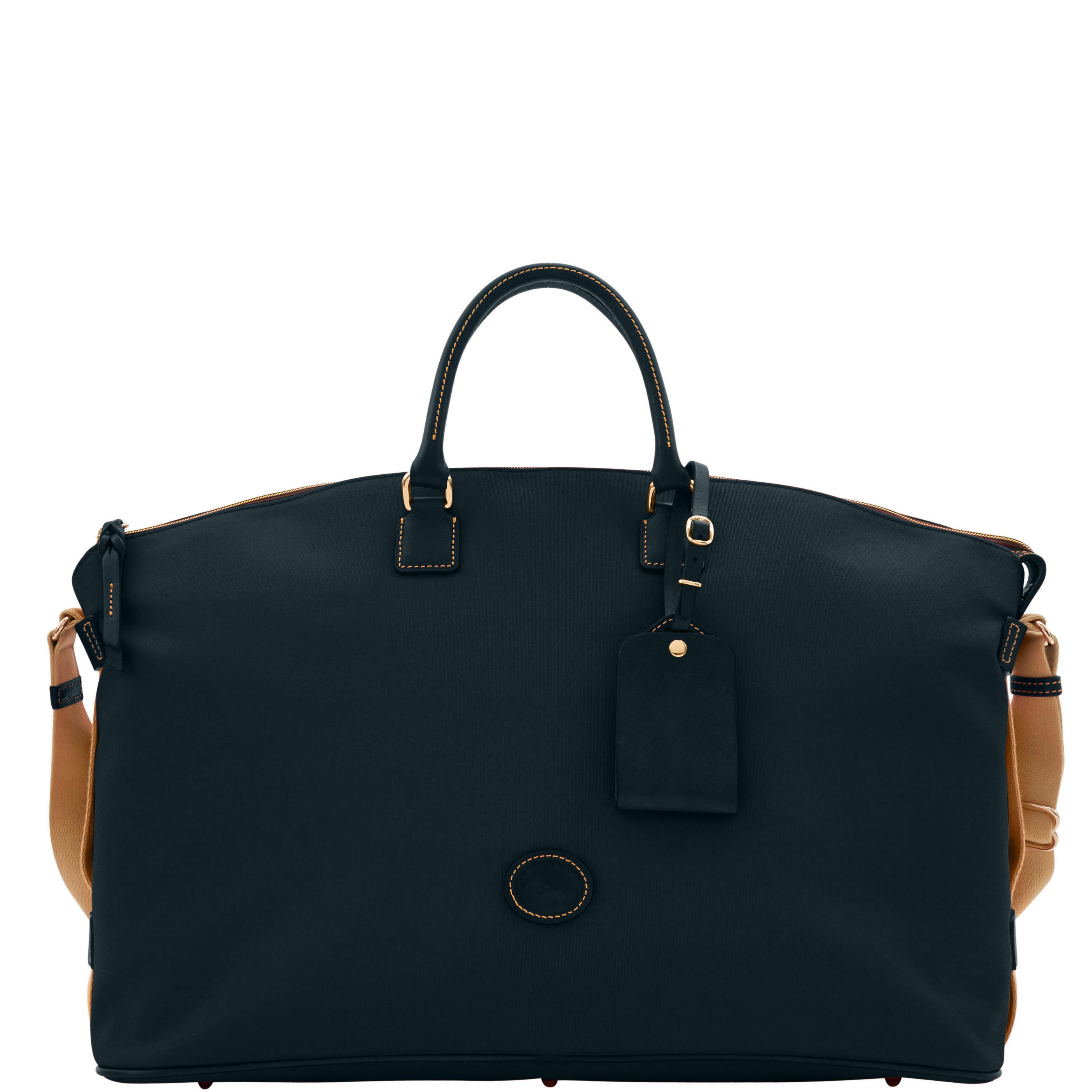Dooney & Bourke Women's Nylon Weekender Duffle Bag in Black Black, Fabric