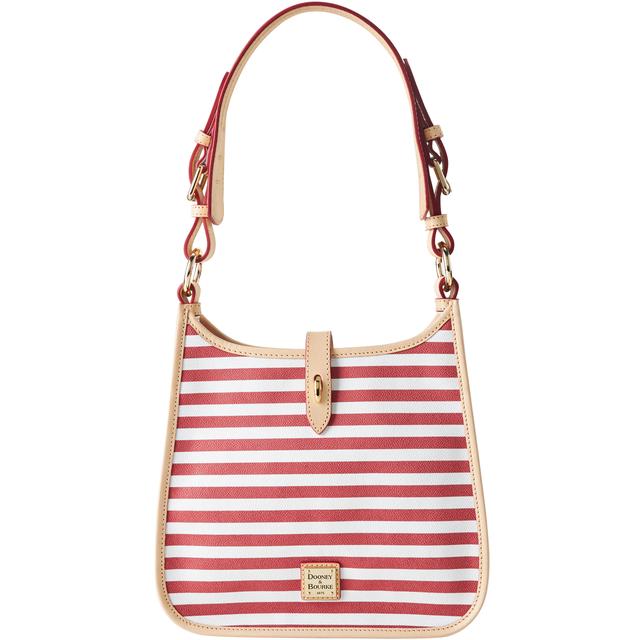 Dooney & Bourke Women's Skipper Coated Cotton Messenger Bag in Red