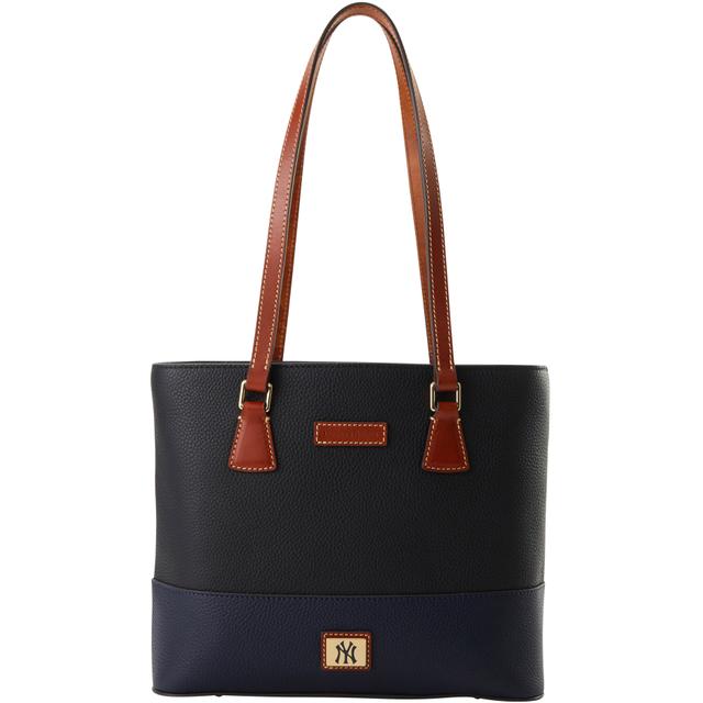 Dooney & Bourke Women's MLB Yankees Coated Cotton Shopper Bag in Midnight Blue