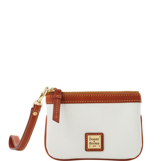 Dooney & Bourke Women's Kirby Medium Coated Cotton Wristlet in White