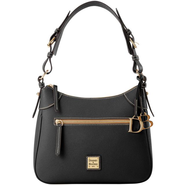 Dooney & Bourke Women's Sorrento Leather Hobo 28 Bag in Black
