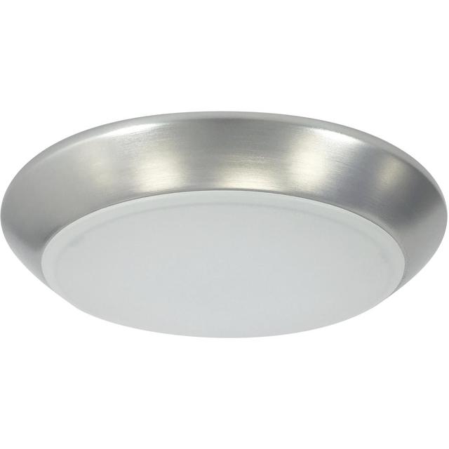 Nora Lighting NLOPAC-R8T2430NM Opal LED 9.5 inch Natural Metal Surface Mount Ceiling Light in 3000K
