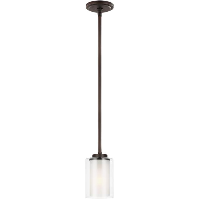Generation Lighting 6137301-710 Elmwood Park 1 Light 4.38 inch Bronze Pendant Ceiling Light