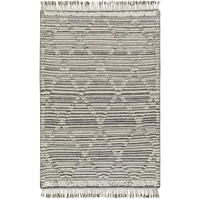 Surya CDZ2300-81012 Cadiz 144 X 106 inch Black Rug in 9 X 12, Rectangle