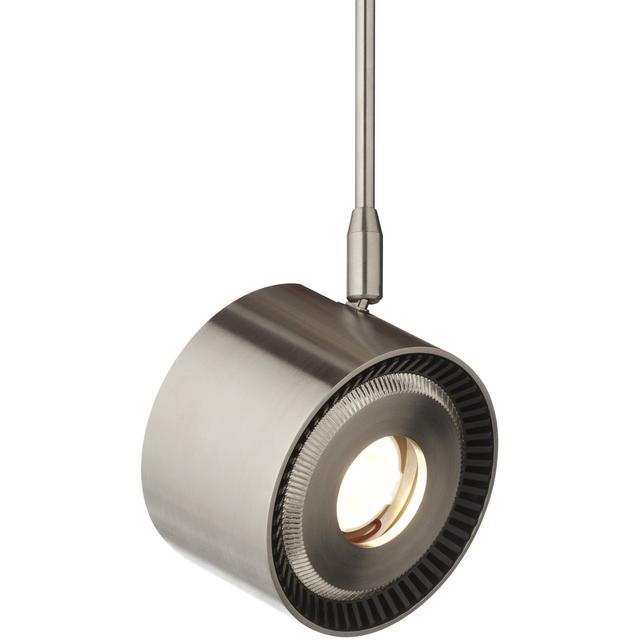 Visual Comfort Modern Collection 700MOISO9303006S-LED Sean Lavin ISO 1 Light 12 Satin Nickel Low-Voltage Track Head Ceiling Light in MonoRail, 6 inch,