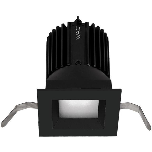 WAC Lighting R2SD1T-F835-BK Volta LED Black Recessed Lighting in Flood, 85, 3500K