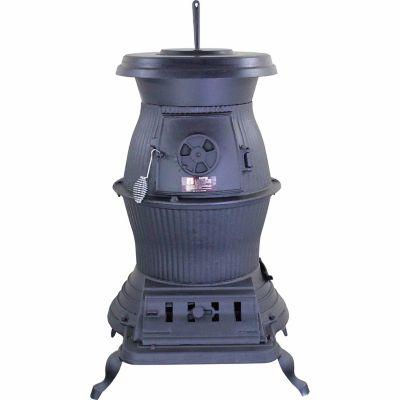 US Stove 1500 sq. ft. Railroad Potbelly Coal Stove, 20,000 BTU, 1869