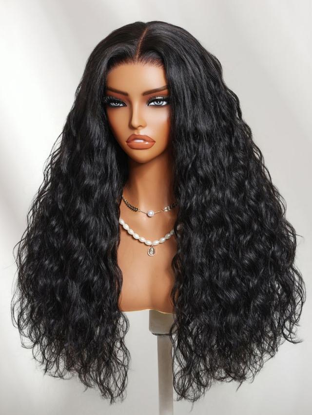 UNice 13x4 Pre-Everything™ Natural Black Micro Water Wave Wig with Invisi Drawstring