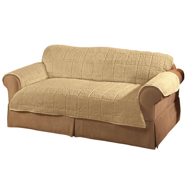 Bradley Sherpa Loveseat Protector by OAKRIDGE™-Brown