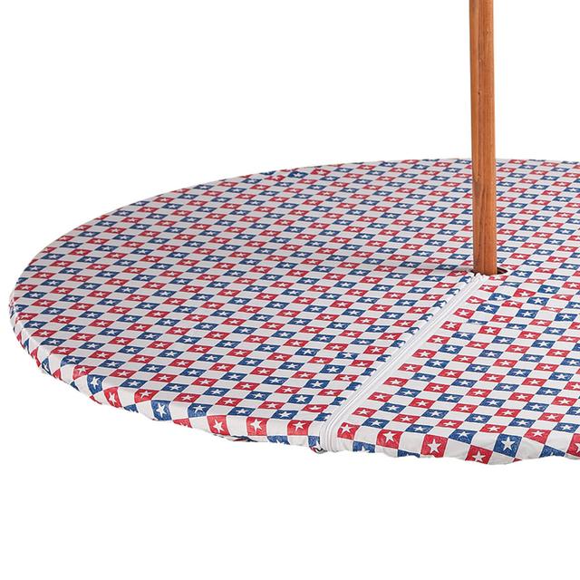 American Stars Zippered Elasticized Umbrella Table Cover-40" - 44" dia. Round