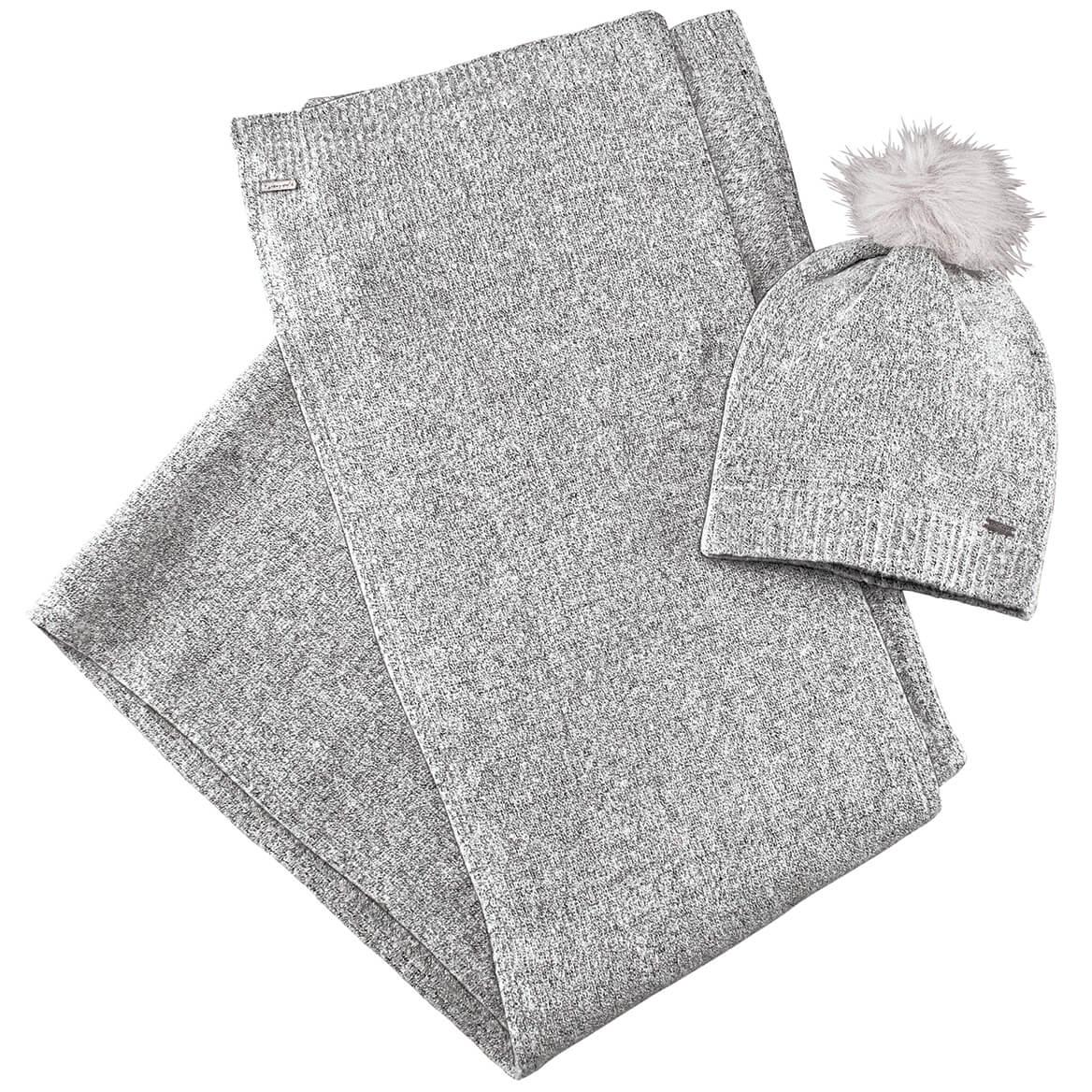 Jack & Missy® Luxe Hat and Scarf Set-Oatmeal