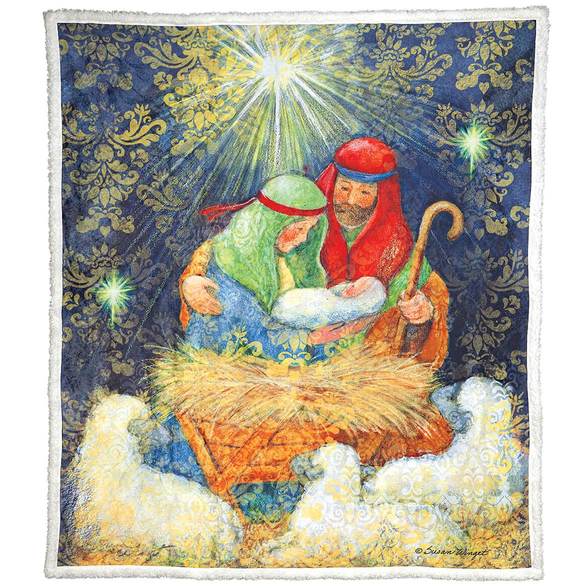 Susan Winget™ Holy Family Sherpa Throw 50x60