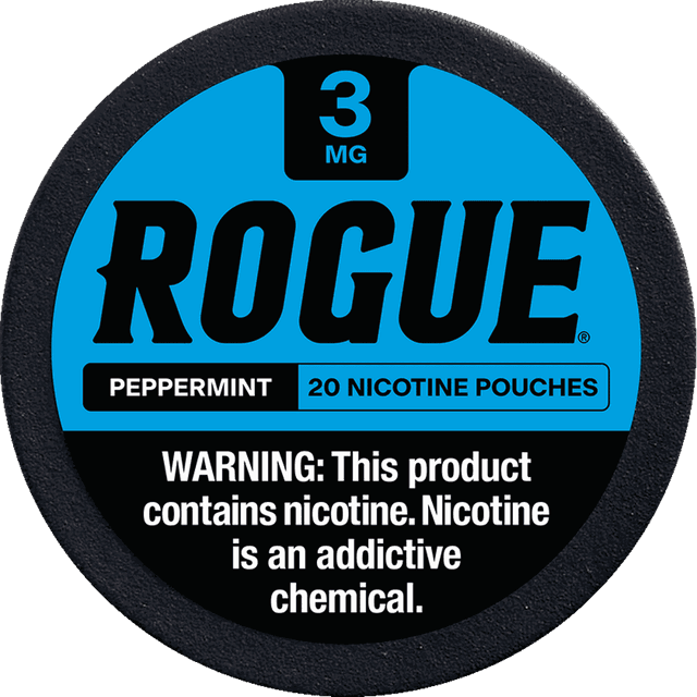 Rogue Peppermint 3MG Pouches