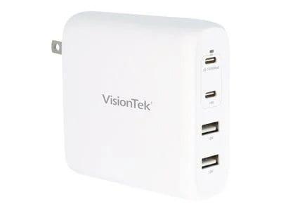 VisionTek 100W USB-C Dual Port GaN II Fast Charger