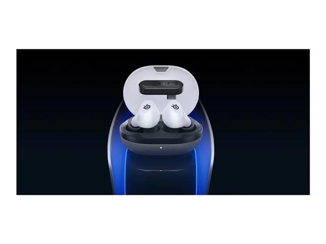 SteelSeries Arctis GameBuds True Wireless Noise Cancelling Gaming Earbuds for PS5 - White