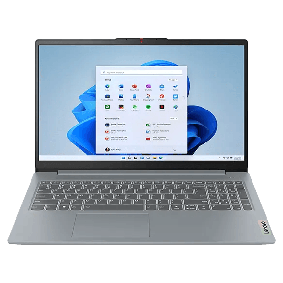 Lenovo IdeaPad Slim 3 15 (R5-Windows 11 Home-16GB-512GB) AMD Ryzen™ 5 7520U Processor (2.80 GHz up to 4.30 GHz)/Windows 11 Home 64/512 GB SSD M.2 2242 PCIe QLC