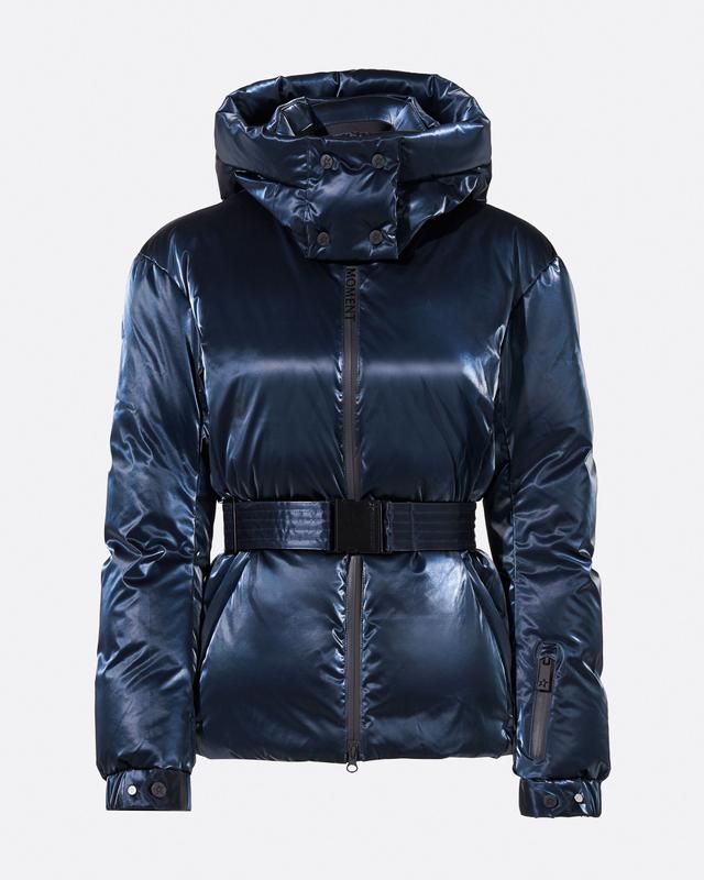 Perfect Moment Women's Candice Down Parka Jacket, Ski Jackets, Blue Liquid, L
