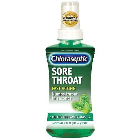 Chloraseptic Sore Throat Spray Menthol - 6.0 fl oz