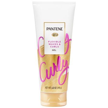 Pantene Flexible Waves & Curls Gel, Tames Flyaways, Frizz-Free Definition - 6.8 oz