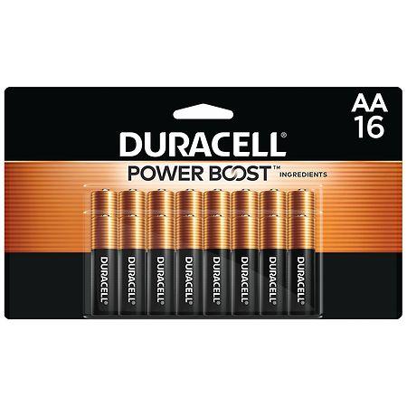Duracell Coppertop Alkaline Batteries AA - 16.0 ea