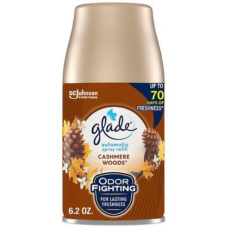 Glade Automatic Spray Refill, Air Freshener Cashmere Woods - 6.2 oz