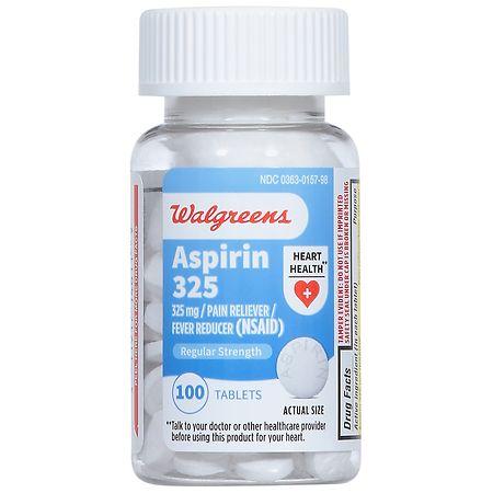 Walgreens Aspirin 325 mg Tablets - 100.0 ea