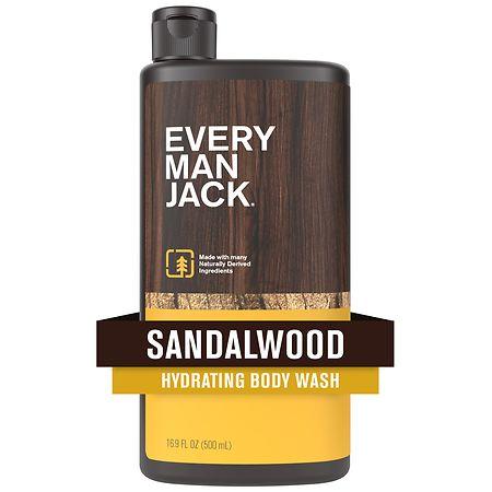 Every Man Jack Body Wash Sandalwood - 16.9 fl oz