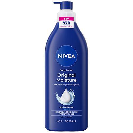 Nivea Original Moisture 48Hr Moisture Body Lotion Pump Bottle - 16.9 fl oz