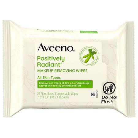 Aveeno Oil-Free Makeup Removing Face Wipes - 25.0 ea