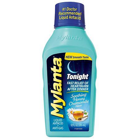 Mylanta Tonight Liquid Antacid & Antigas Honey Chamomile - 12.0 fl oz