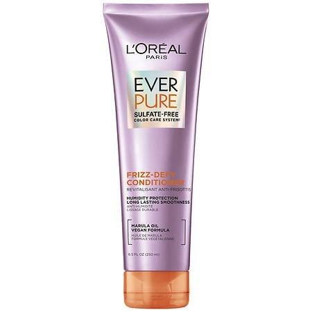L'Oreal Paris Everpure Frizz Defy Sulfate Free Conditioner With Marula Oil - 8.5 fl oz