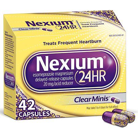 Nexium 24 Hour Delayed Release Heartburn Relief Capsules, 20 mg - 42.0 ea