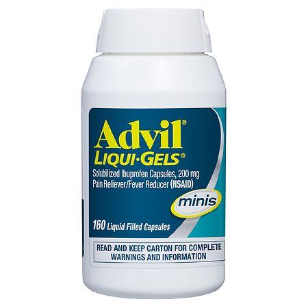 Advil Liqui-Gels Minis Ibuprofen Pain Reliever & Fever Reducer - 160.0 ea