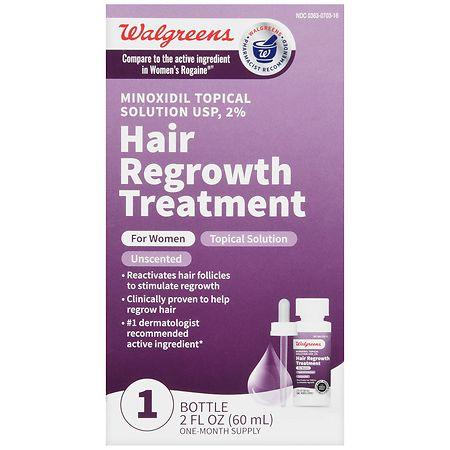 Walgreens Hair Regrowth Treatment For Women Topical Solution - 2.0 fl oz