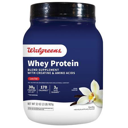 Walgreens Whey Protein Powder with Creatine & Amino Acids - 32.0 oz