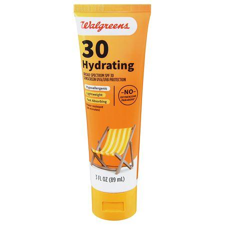 Walgreens Hydrating Sunscreen Lotion SPF 30 - 3.0 fl oz