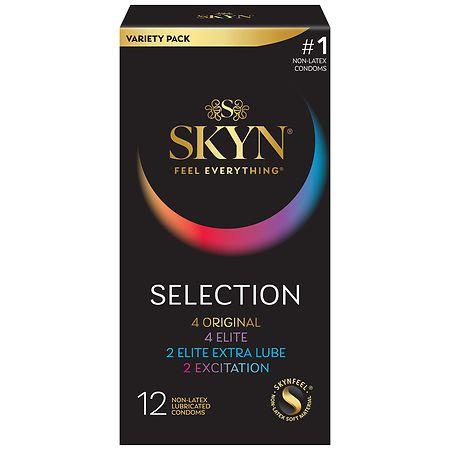SKYN Selection Non-Latex Lubricated Condoms - 12.0 ea
