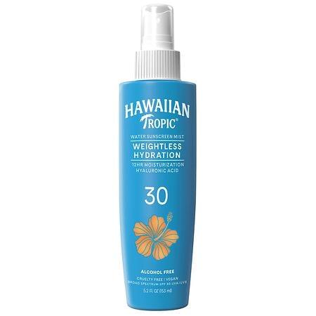 Hawaiian Tropic Weightless Hydration Water Mist Sunscreen for Body - 5.2 fl oz