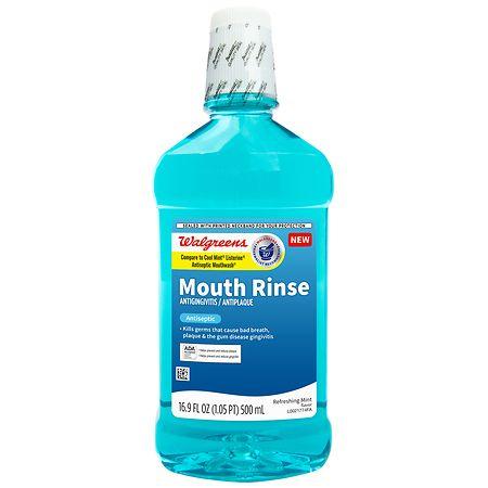 Walgreens Mouthwash Mint - 16.9 fl oz