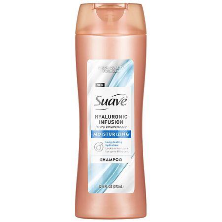 Suave Hyaluronic Infusion Moisturizing Shampoo, Long-Lasting Hydration - 12.6 fl oz