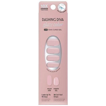 Dashing Diva Glaze Color Gel Nail Strips - 1.0 set